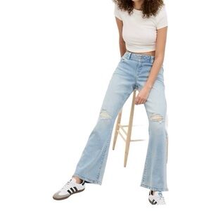 GAP Women's Light Blue Flare Jeans